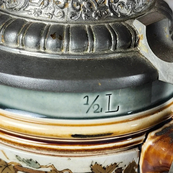 Vintage 1895 METTLACH German Mug - Picture 4 of 5